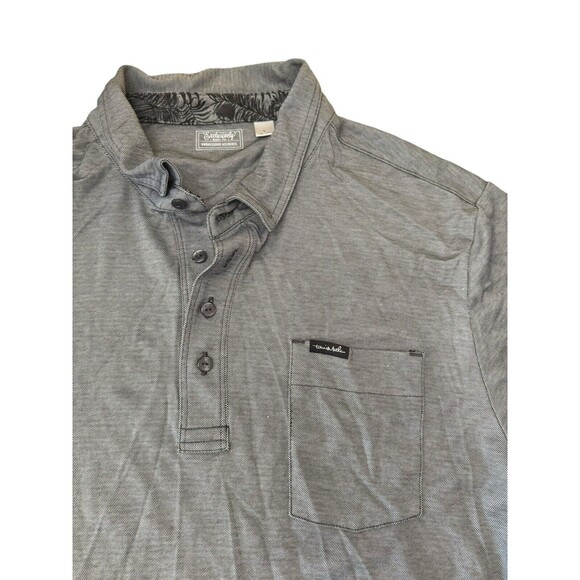 Travis Mathew Polo Mens Large‎ Gray Exclusively Ambassador Account Golf Shirt - Picture 1 of 9